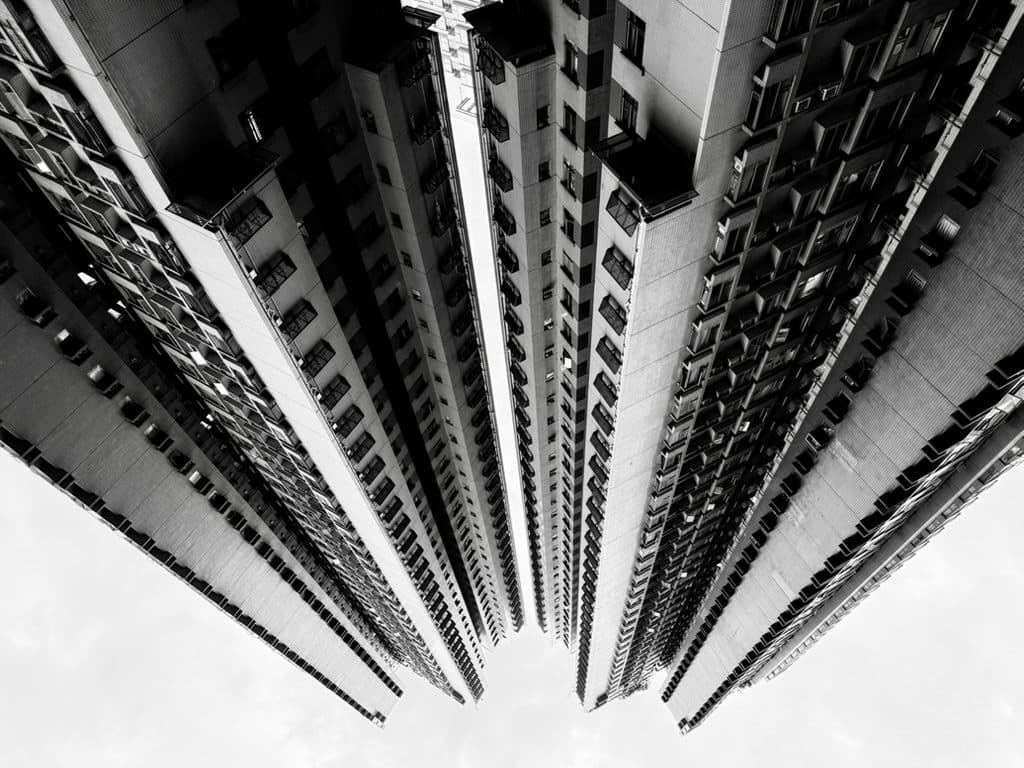Hong Kong: Looking up in Kowloon
